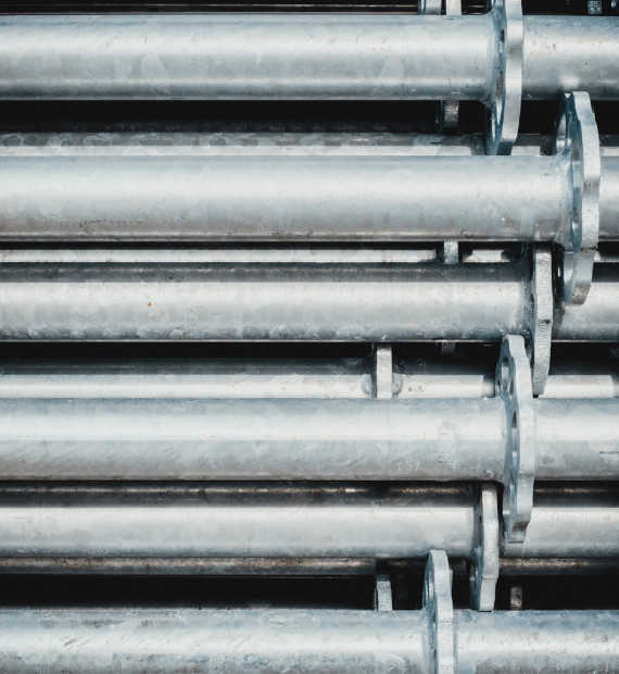 industrial metal pipes